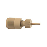 Conical Adapter Assembly, to Connect Rigid-Walled Tubing to Soft-Walled Tubing Connects 1/8" OD Rigi